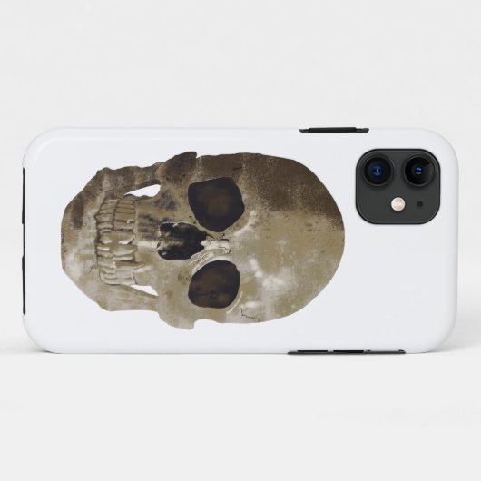 Grungy Skull Case-Mate iPhone Case (Achterkant (horizontaal))