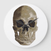 Grungy Skull Grote Klok (Voorkant)