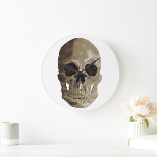 Grungy Skull Grote Klok (Huis)