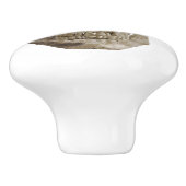 Grungy Skull Keramische Knop (Zijkant)