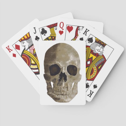 Grungy Skull Pokerkaarten (Achterkant)
