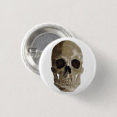 Grungy Skull Ronde Button 3,2 Cm (Voorkant /achterkant)