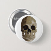 Grungy Skull Ronde Button 5,7 Cm (Voorkant /achterkant)