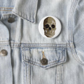 Grungy Skull Ronde Button 5,7 Cm (In situ)