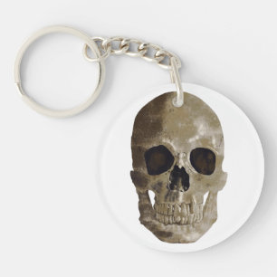 Grungy Skull Sleutelhanger