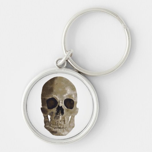 Grungy Skull Sleutelhanger (Voorkant)