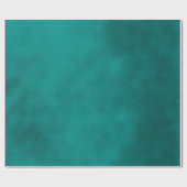 Grungy Smudge Blauwgroen Blauw Cadeaupapier (Vlak)