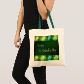 Grungy St. Patrick's Day Shamrocks - Budget Tas (Voorkant (product))