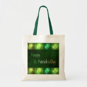 Grungy St. Patrick's Day Shamrocks - Budget Tas (Voorkant)