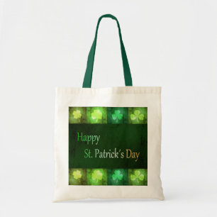 Grungy St. Patrick's Day Shamrocks - Budget Tas