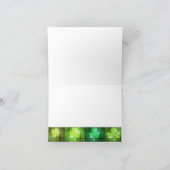 Grungy St. Patrick's Day Shamrocks - Wenskaart Kaart (Binnen)