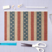 Grungy Stars & Stripes Tissuepapier (Craft)
