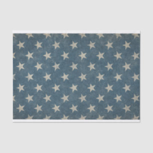 Grungy sterren met blauwe achtergrond tissuepapier