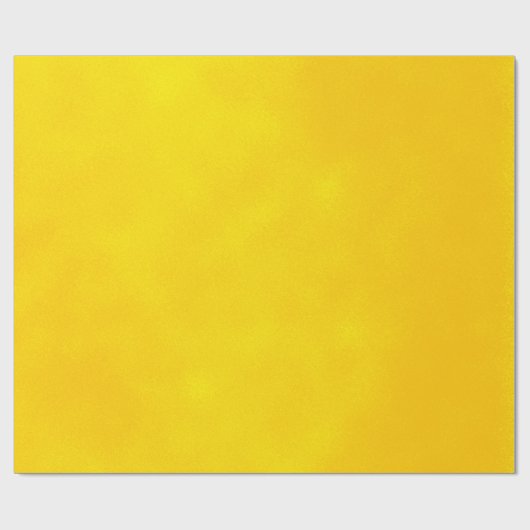 Grungy Styled Smudge Bright Yellow Cadeaupapier (Vlak)