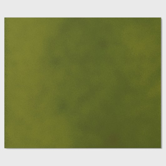 Grungy Styled Smudge Dark Green Cadeaupapier (Vlak)