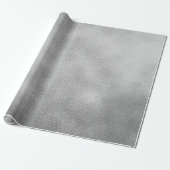 Grungy Styled Smudge Grey Cadeaupapier (Uitgerold)