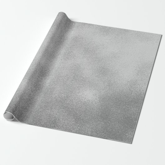 Grungy Styled Smudge Grey Cadeaupapier (Uitgerold)