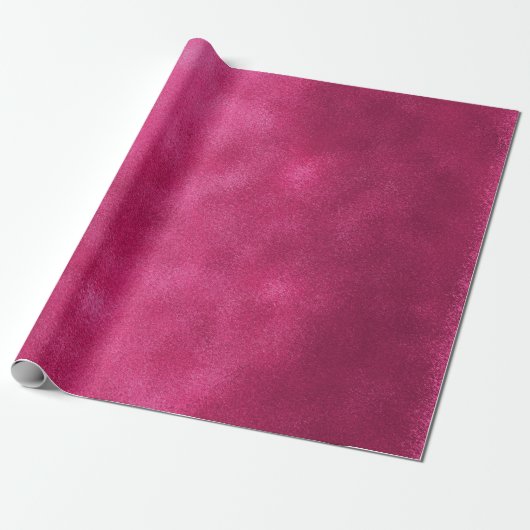 Grungy Styled Smudge Hot Pink Cadeaupapier (Uitgerold)