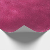 Grungy Styled Smudge Hot Pink Cadeaupapier (Hoek)