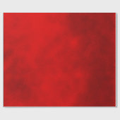 Grungy Styled Smudge Red Cadeaupapier (Vlak)