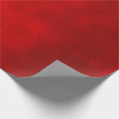 Grungy Styled Smudge Red Cadeaupapier (Hoek)