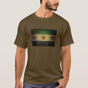 Grungy Syria Flag T-shirt