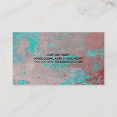 Grungy textuur achtergrond visitekaartje (Achterkant)