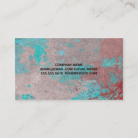 Grungy textuur achtergrond visitekaartje (Achterkant)