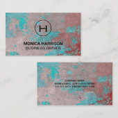 Grungy textuur achtergrond visitekaartje (Voorkant / Achterkant)