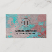 Grungy textuur achtergrond visitekaartje (Voorkant)