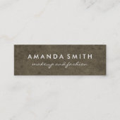 Grungy textuur mini visitekaartje (Voorkant)