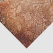  Grungy Torn Gold Damask Tissuepapier (Detail)