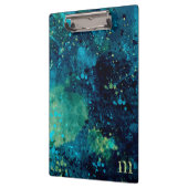 Grungy Turquoise en Yellow Klembord (Links)