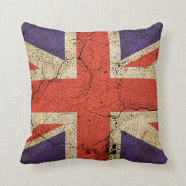 Grungy UK flag (Union Jack) Kussen