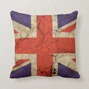 Grungy UK flag (Union Jack) Kussen