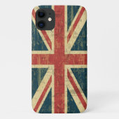 Grungy Union Jack Case-Mate iPhone Case (Achterkant)