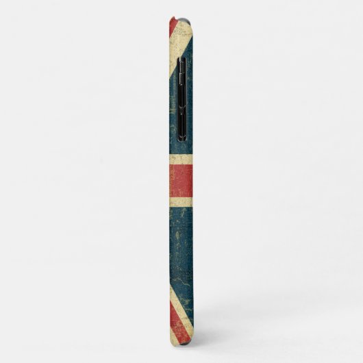 Grungy Union Jack Case-Mate iPhone Case (Achterkant/links)