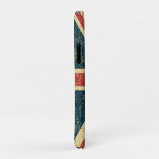 Grungy Union Jack Case-Mate iPhone Case (Achterkant/rechts)