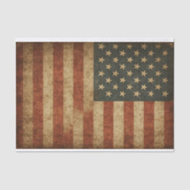 Grungy USA Vlag Tissuepapier