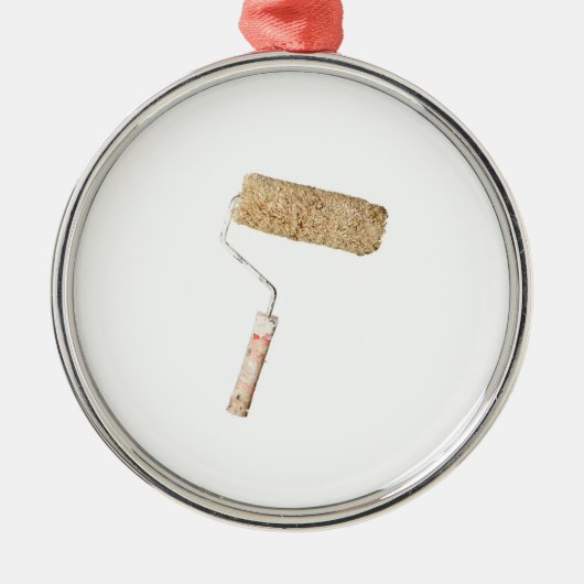 Grungy-verfroller Metalen Ornament (Voorkant)