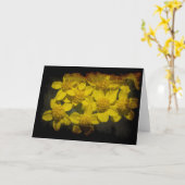Grungy Yellow Wildflowers Kaart (Gele Bloem)