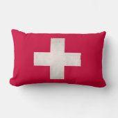 Grungy Zwitserland Cross Kussen (Voorkant)