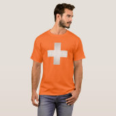 Grungy Zwitserland Cross T-shirt (Voorkant volledig)
