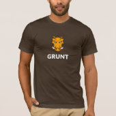 Grunt JS T-shirt (bruin) (Voorkant)