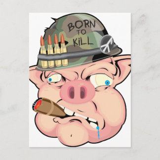 GRUNT PIG BRIEFKAART