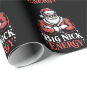 Grunt Style Big Nick Energy Funny Santa Christmas  Cadeaupapier (Rol Hoek)