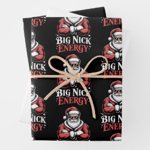 Grunt Style Grote Nick Energie Grappige Kerstman K Inpakpapier Vel