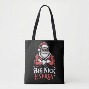 Grunt Style Grote Nick Energie Grappige Kerstman K Tote Bag