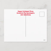 Gruntilda Post-Card Holiday Briefkaart (Achterkant)