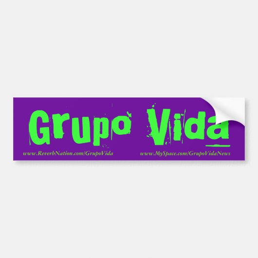 Grupo Vida Bumpersticker (Voorkant)